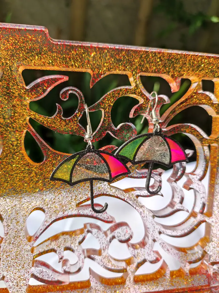 Boucles d'oreilles en Résine et Impression 3D