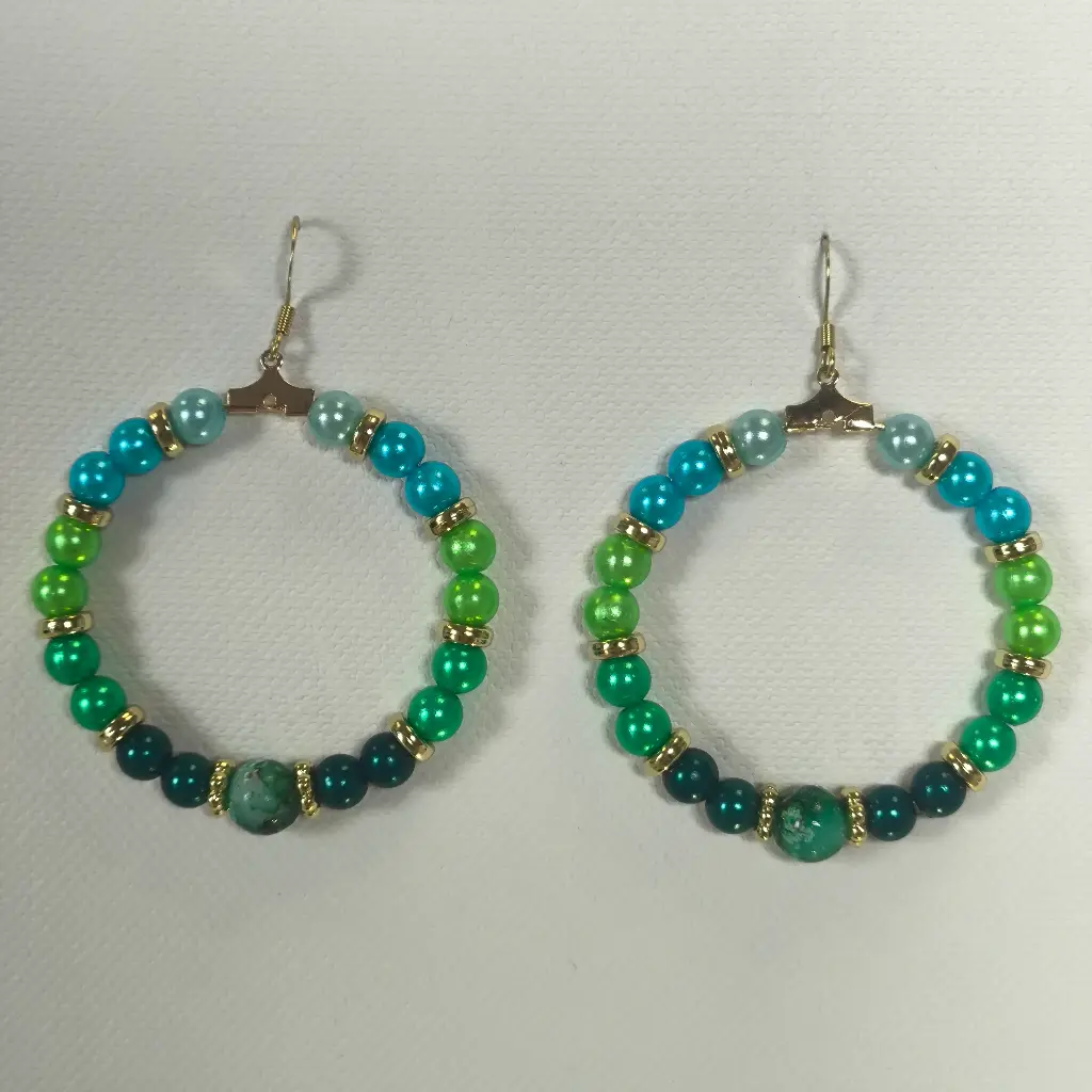 Boucles d'oreilles Fantaisie Perle