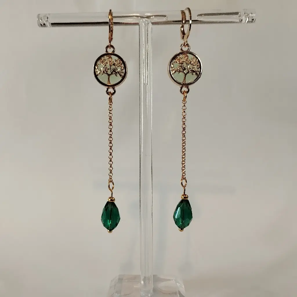 Boucles d'oreilles Arbre de Vie