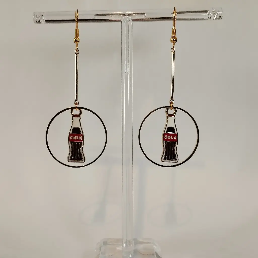 Boucles d'oreilles thème Ananas et Palmier