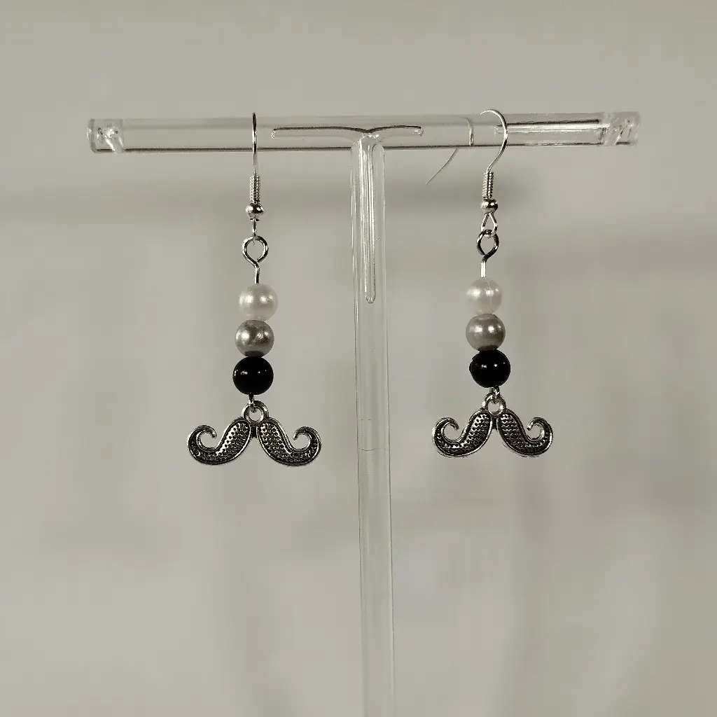 Boucles d'oreilles Fantaisie 3 Perles