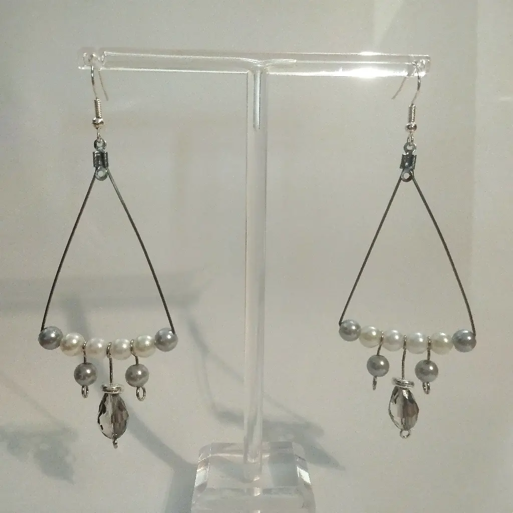 Boucles d'oreilles Fantaisie Perle