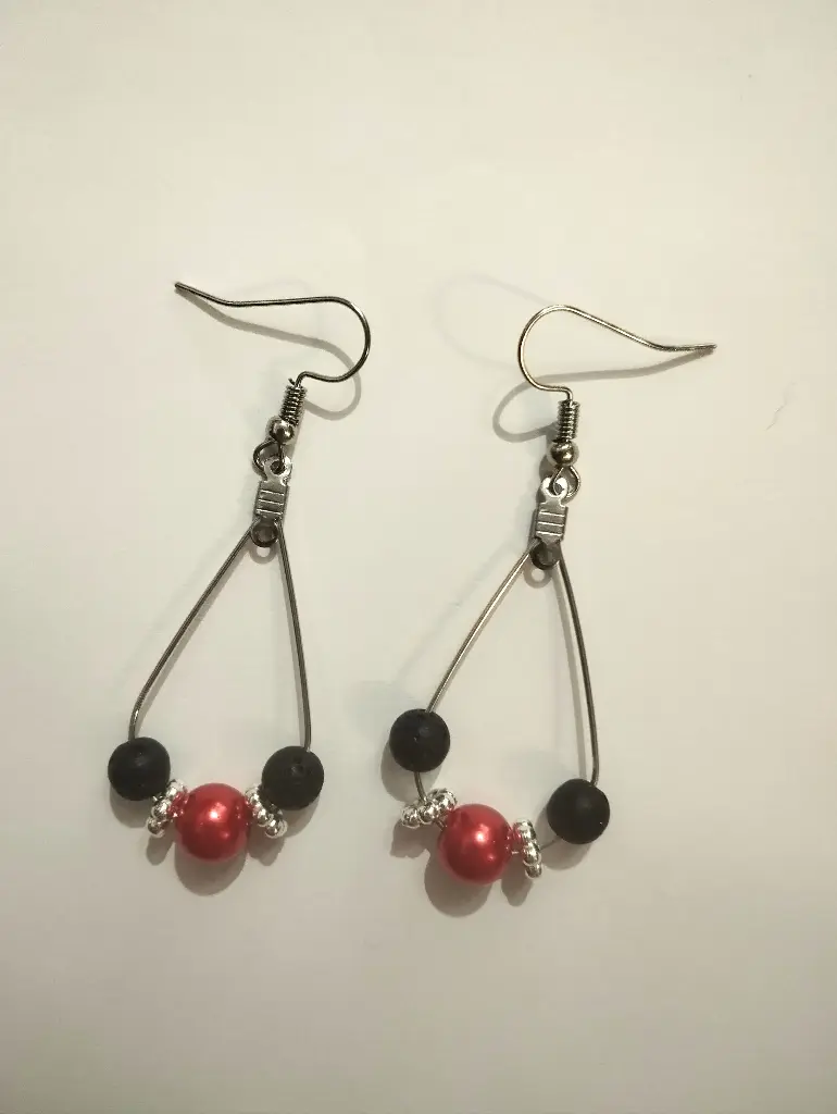 Boucles d'oreilles Pierre de Lave
