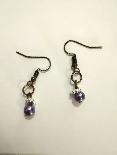 [360] Boucles d'oreilles Perle