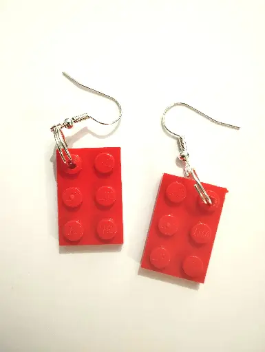 [340a] Boucles d'oreilles Fantaisie Lego