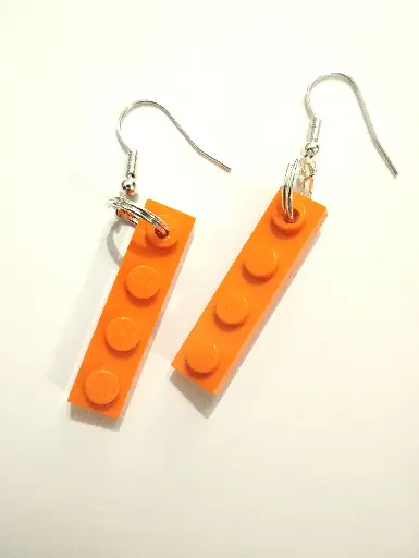 [340b] Boucles d'oreilles Fantaisie Lego
