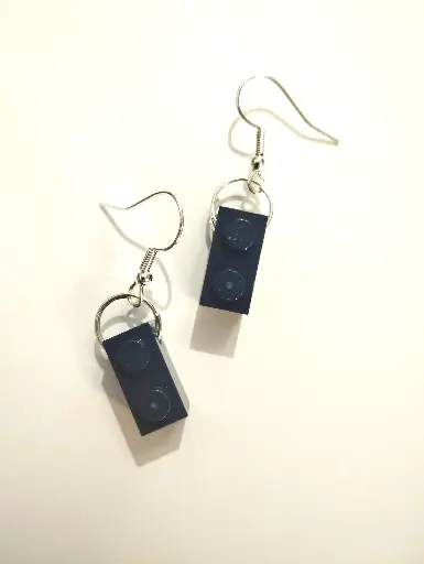 [340d] Boucles d'oreilles Fantaisie Lego