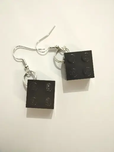 [340e] Boucles d'oreilles Fantaisie Lego