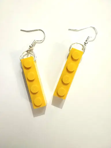 [340f] Boucles d'oreilles Fantaisie Lego