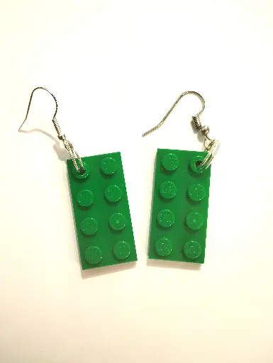 [340g] Boucles d'oreilles Fantaisie Lego
