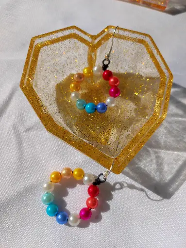 [270] Boucles d'oreilles Fantaisie Perle