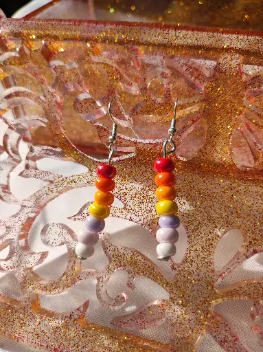 [110] Boucles d'oreilles Fantaisie Perle