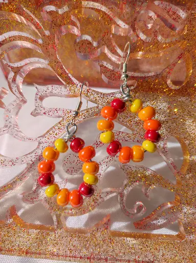 [120] Boucles d'oreilles Fantaisie Perle