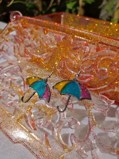 [151] Boucles d'oreilles en Résine et Impression 3D