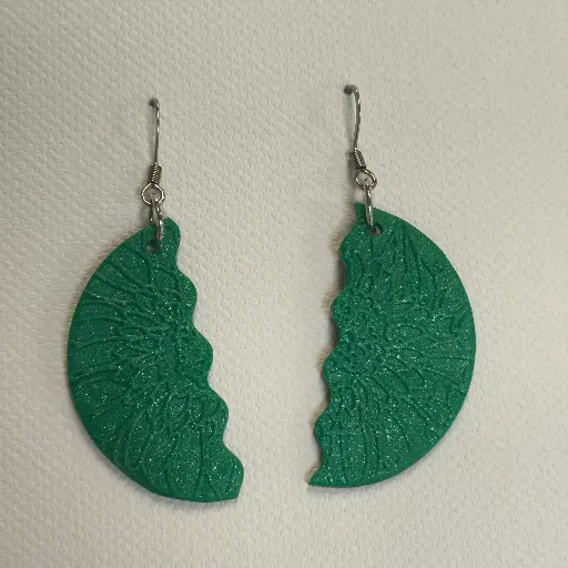 [742] Boucles d'oreilles en pâte Fimo