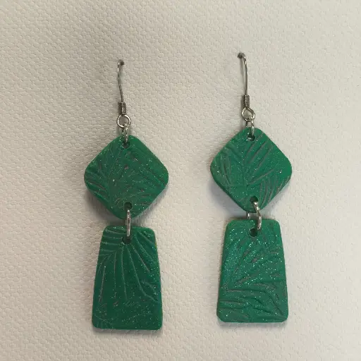 [744] Boucles d'oreilles en pâte Fimo