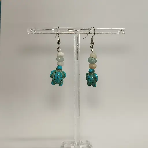[626] Boucles d'oreilles thème Mer