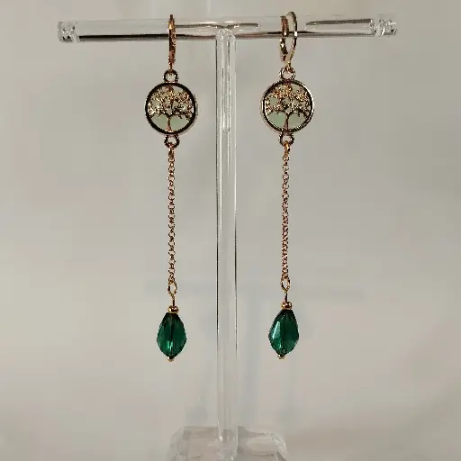 [591] Boucles d'oreilles Arbre de Vie