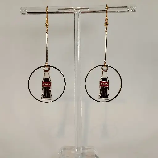 [566] Boucles d'oreilles thème Ananas et Palmier