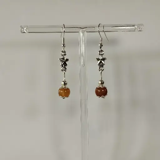 [524] Boucles d'oreilles Fantaisie étoile