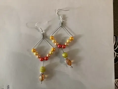 [481] Boucles d'oreilles Fantaisie Perle