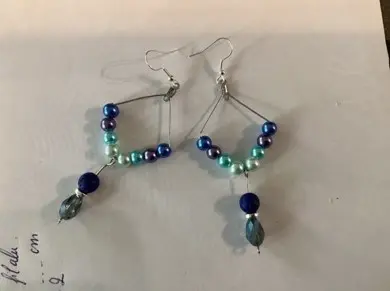[480] Boucles d'oreilles Fantaisie Perle